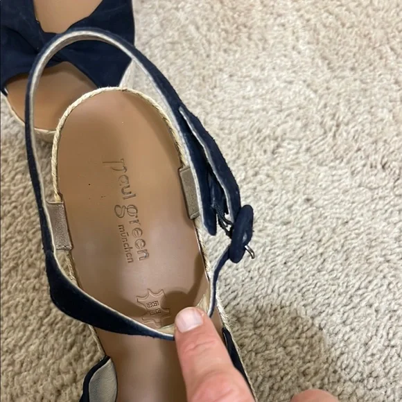 Paul Green sz 8.5 Elegant Black Women's Heels - Picture 2 of 7